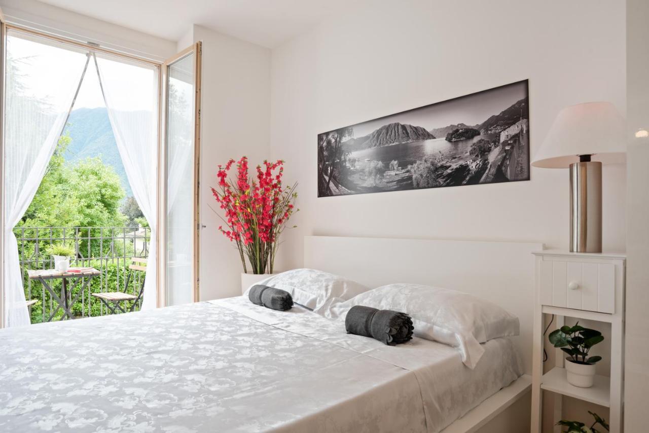 Lake Como Studio With Balcony And Private Parking Ossuccio Eksteriør bilde